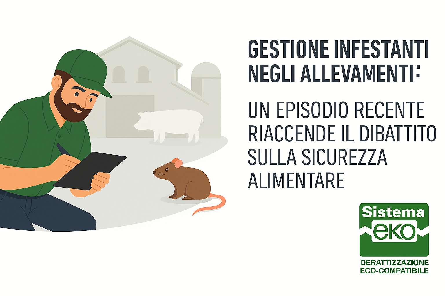 Gestione degli infestanti negli allevamenti: un recente episodio riaccende il dibattito sulla sicurezza alimentare