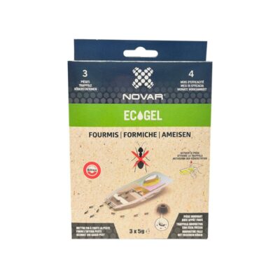 Ecogel formiche, gel insetticida in box esca pronta all'uso